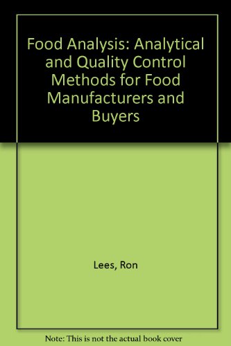 9780249441468: Food Analysis: Analytical and Quality Control Methods for Food Manufacturers and Buyers