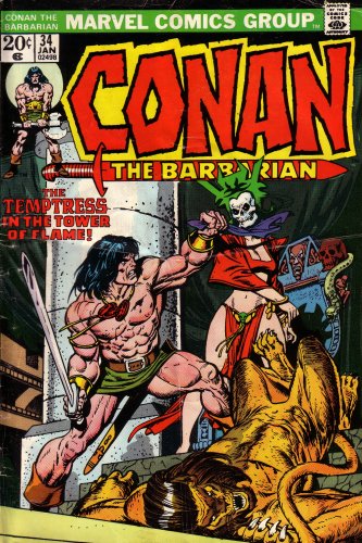 Beispielbild fr Conan the Barbarian The Temptress in the Tower of Flame! zum Verkauf von David's Books