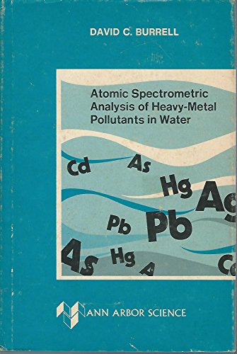 Beispielbild fr Atomic Spectrometric Analysis of Heavy-Metal Pollutants in Water zum Verkauf von Better World Books