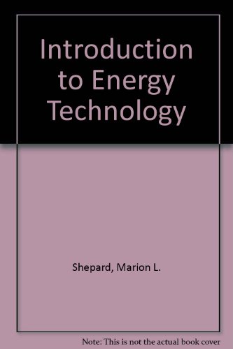 Beispielbild fr Introduction to Energy Technology. zum Verkauf von Eryops Books