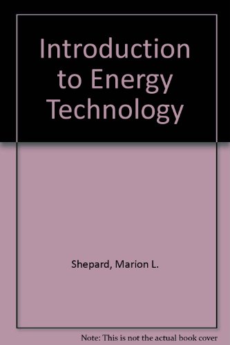Stock image for Introduction to Energy Technology. for sale by Eryops Books