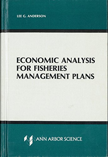 Imagen de archivo de Economic Analysis for Fisheries Management Plans a la venta por Bingo Used Books