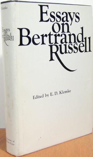 Stock image for Essays on Bertrand Russell for sale by The Book Merchant, LLC