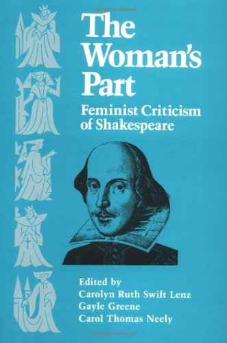 Imagen de archivo de The Woman's Part: Feminist Criticism of Shakespeare a la venta por HPB-Red