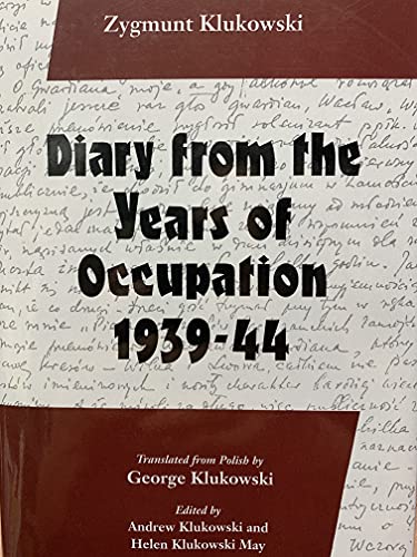 Beispielbild fr Diary from the Years of Occupation 1939-44 zum Verkauf von COLLINS BOOKS