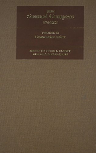 9780252037429: The Samuel Gompers Papers, Volume 13: Cumulative Index
