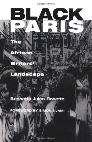 Imagen de archivo de Black Paris: The African Writers' Landscape a la venta por Books From California