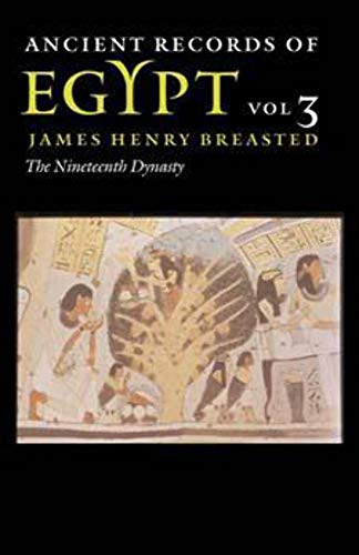 Stock image for Ancient Records of Egypt: VOL. 3: THE NINETEENTH DYNASTY (Volume 3) for sale by Midtown Scholar Bookstore