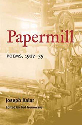 Beispielbild fr PAPERMILL: Poems, 1927-35 (American Poetry Recovery Series) zum Verkauf von HPB-Diamond