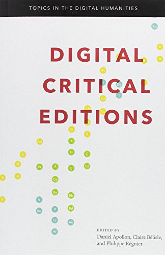 Beispielbild fr Digital Critical Editions zum Verkauf von Blackwell's