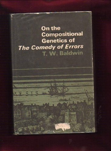 Stock image for On Compositional Genetics of the Comedy of Errors for sale by Midtown Scholar Bookstore