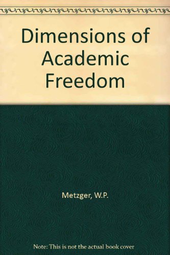 9780252726033: Dimensions of Academic Freedom
