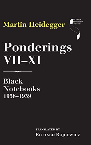 Imagen de archivo de Ponderings VIIXI: Black Notebooks 19381939 a la venta por Used Esoteric Books