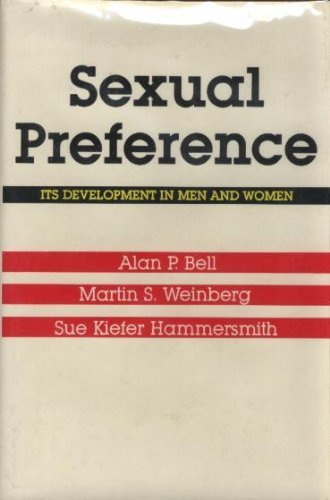 Beispielbild fr Sexual Preference, Its Development in Men and Women zum Verkauf von Better World Books: West