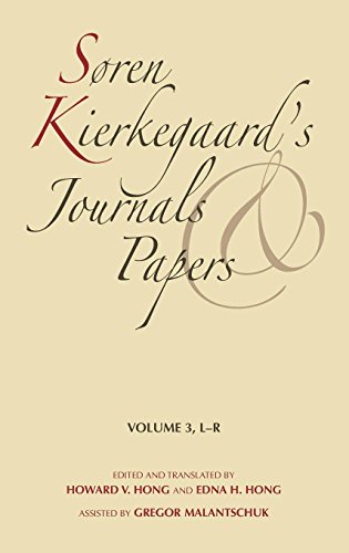Imagen de archivo de Soren Kierkegaard's Journals and Papers Volume 3 L-R a la venta por JPH Books