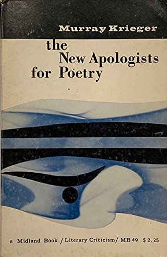 Stock image for New Apologists for Poetry (Midland Books) for sale by Dunaway Books