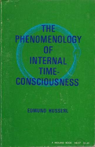 9780253200976: Phenomenology of Internal Time Consciousness