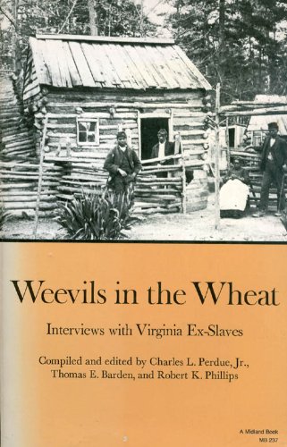 Stock image for WEEVILES IN THE WHEAT: INTERVIEWS WITH VIRGINIA EX-SLAVES for sale by Du Bois Book Center