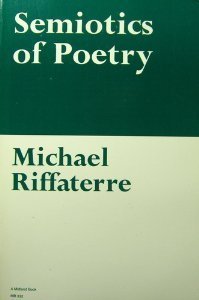 9780253203328: Riffaterre: Semiotics Of Poetry (pr Only) (Advances in Semiotics)
