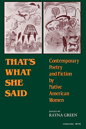 9780253203380: That's What She Said: Contemporary Poetry and Fiction by Native American Women
