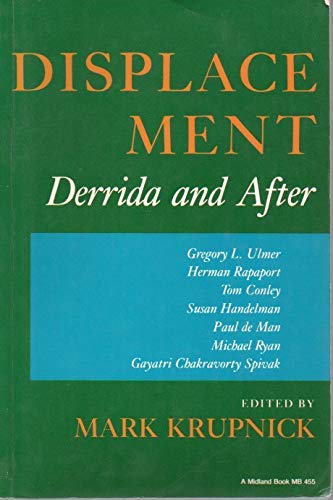 Imagen de archivo de Displacement Derrida and After a la venta por Pulpfiction Books