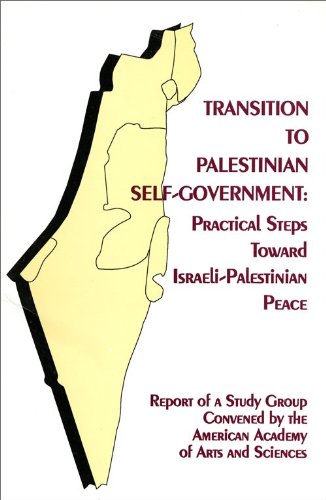 Imagen de archivo de Transition to Palestinian Self-Government: Practical Steps toward Israeli-Palestinian Peace a la venta por BookHolders