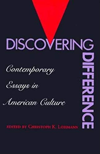 Imagen de archivo de Discovering Difference : Contemporary Essays in American Culture a la venta por Better World Books