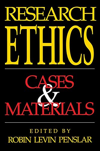 Research Ethics: Cases and Materials