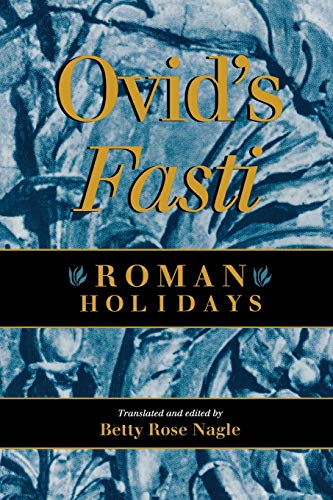 9780253209337: Ovid's Fasti: Roman Holidays