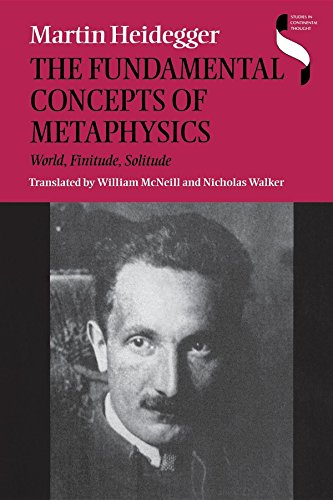 9780253214294: The Fundamental Concepts of Metaphysics: World, Finitude, Solitude