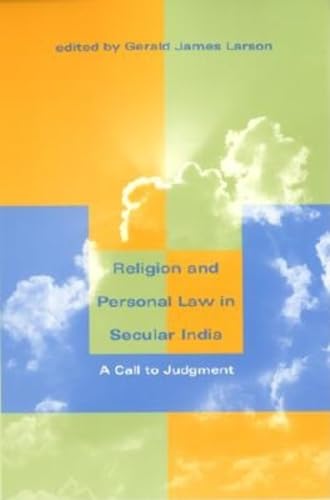 9780253214805: Religion and Personal Law in Secular India: A Call to Judgment