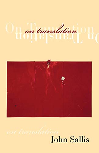 Stock image for On Translation (Studies in Continental Thought) for sale by WorldofBooks