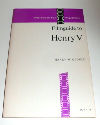 Beispielbild fr Filmguide to Henry V zum Verkauf von Hollywood Canteen Inc.