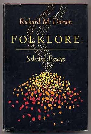 Beispielbild fr Folklore: selected essays zum Verkauf von Books From California