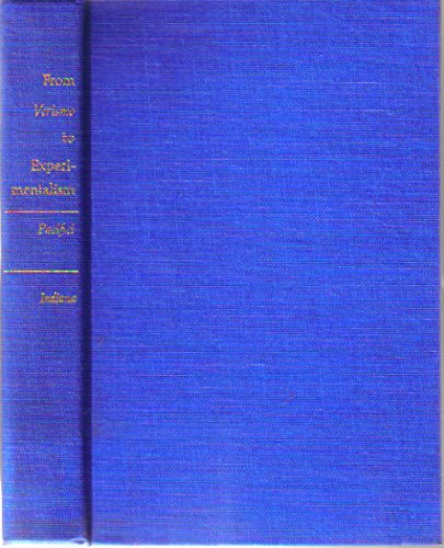 Imagen de archivo de From Verismo to Experimentalism : Essays on the Modern Italian Novel a la venta por Better World Books: West