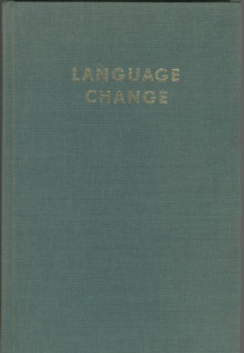 Imagen de archivo de Language Change a la venta por Better World Books