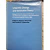 9780253334404: Linguistic Change and Generative Theory (Study in History & Theory of Linguistics)