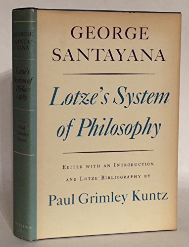 9780253336101: Lotze's system of philosophy