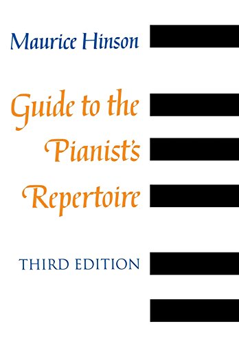 Stock image for Guide to the Pianist's Repertoire, third edition for sale by SecondSale