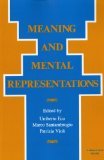 9780253337245: Meaning and Mental Representation (Advances in Semiotics)