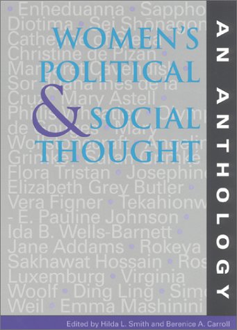 Stock image for Women's Political and Social Thought: An Anthology for sale by Discover Books