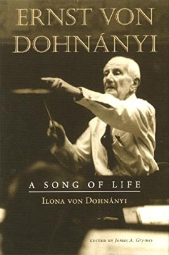 9780253341037: Ernst von Dohnnyi: A Song of Life