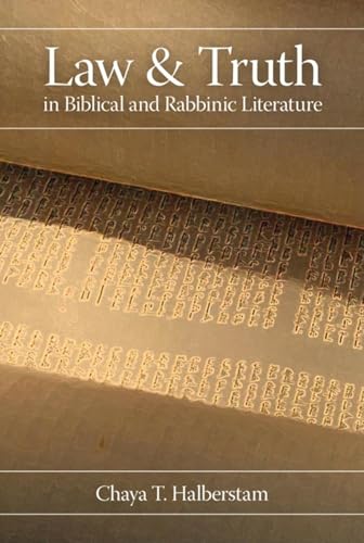 9780253354112: Law and Truth in Biblical and Rabbinic Literature