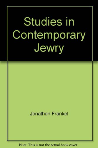 Beispielbild fr Studies in Contemporary Jewry, Vol.I zum Verkauf von ThriftBooks-Atlanta