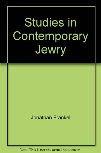 Stock image for Studies in Contemporary Jewry, Volume I Institute of Contemporary Jewry, the Hebrew University of Jerusalem for sale by Project HOME Books