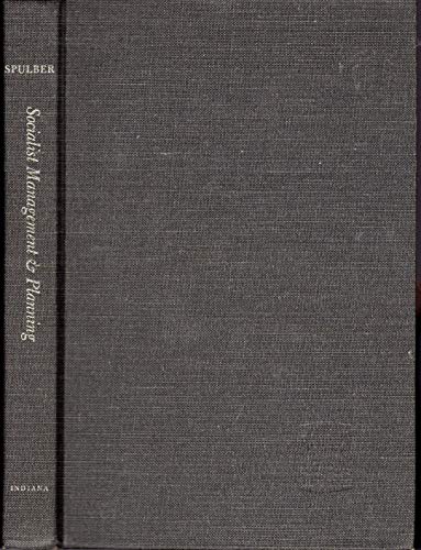 Beispielbild fr Socialist Management & Planning : Topics in Comparative Socialist Economics (International Development Research Center, Studies in Development, No. 2) zum Verkauf von Pride and Prejudice-Books