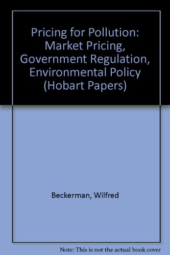 Stock image for Pricing for Pollution for sale by Better World Books