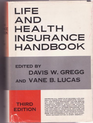 Beispielbild fr Life and health insurance handbook (The Irwin series in insurance and economic security) zum Verkauf von HPB-Red