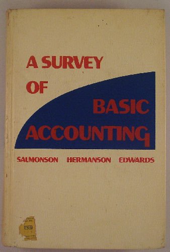 Stock image for A survey of basic accounting (The Willard J. Graham series in accounting) for sale by HPB-Red