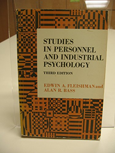 Stock image for Studies in Personnel and Industrial Psychology for sale by Better World Books